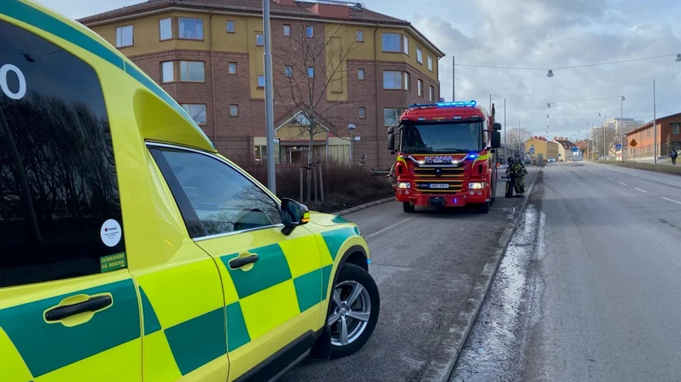 På fredagen larmades SOS om en befarad brand. 