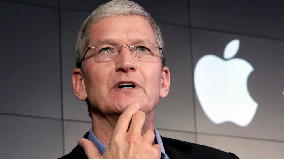 Apples vd Tim Cook. Arkivbild.
