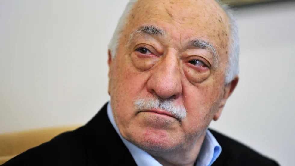 Predikanten Fethullah Gülen som den turkiska regeringen har pekat ut som hjärnan bakom kuppförsöket i Turkiet 2016. Arkivbild.