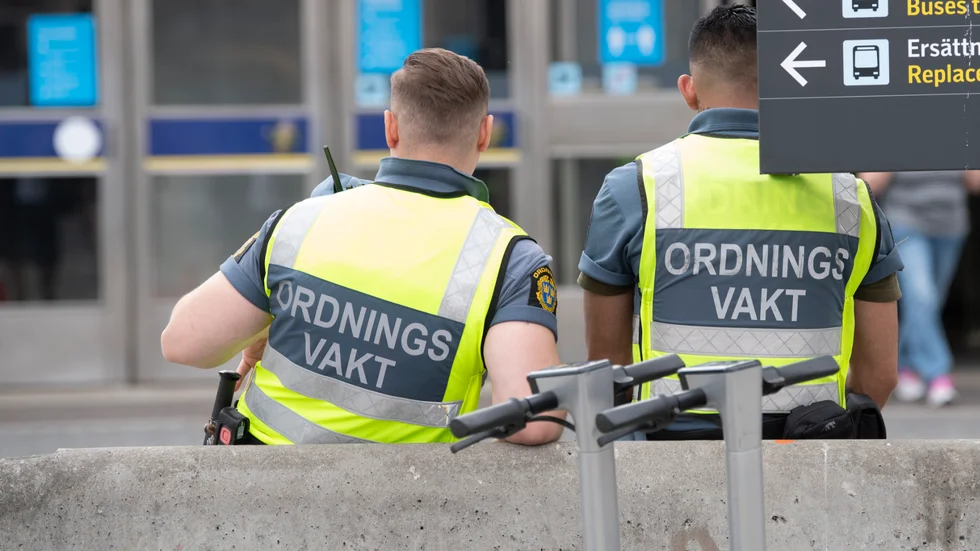 Ordningsvakter.