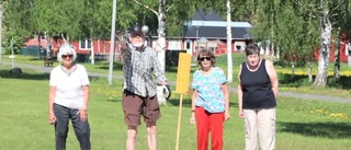 Bouleträning i sommarvärme    