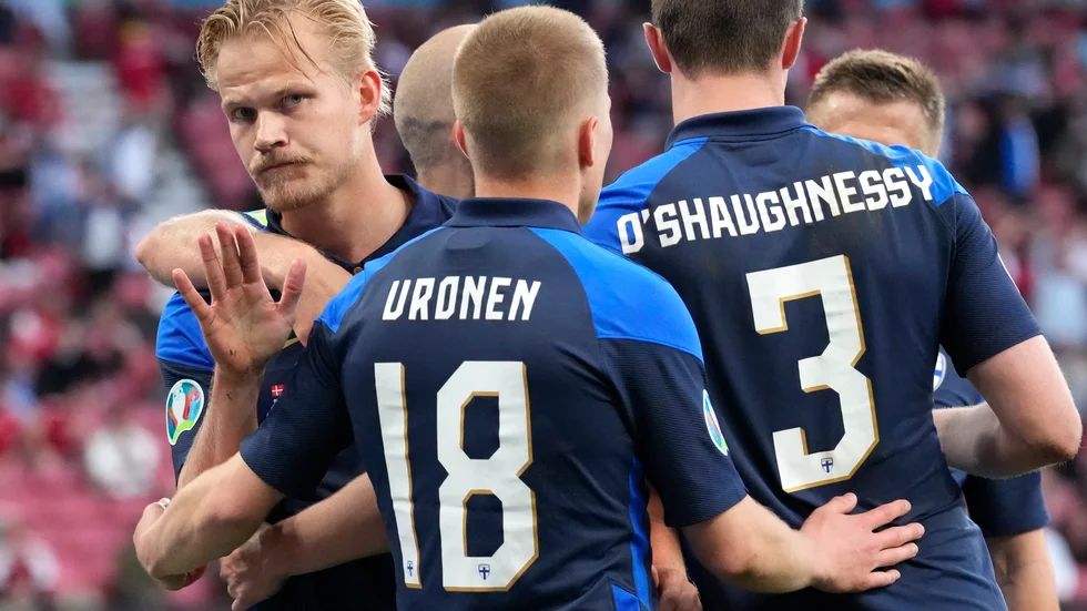 Finland vann matchen mot Danmark.