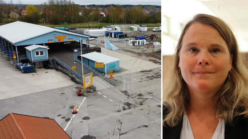 Pia Berglund, (C), ordförande i Nodra som ansvarar för avfallshanteringen i Norrköping, beklagar situationen som uppstår när Returpunkten stänger utan att ersättas av någon annan.