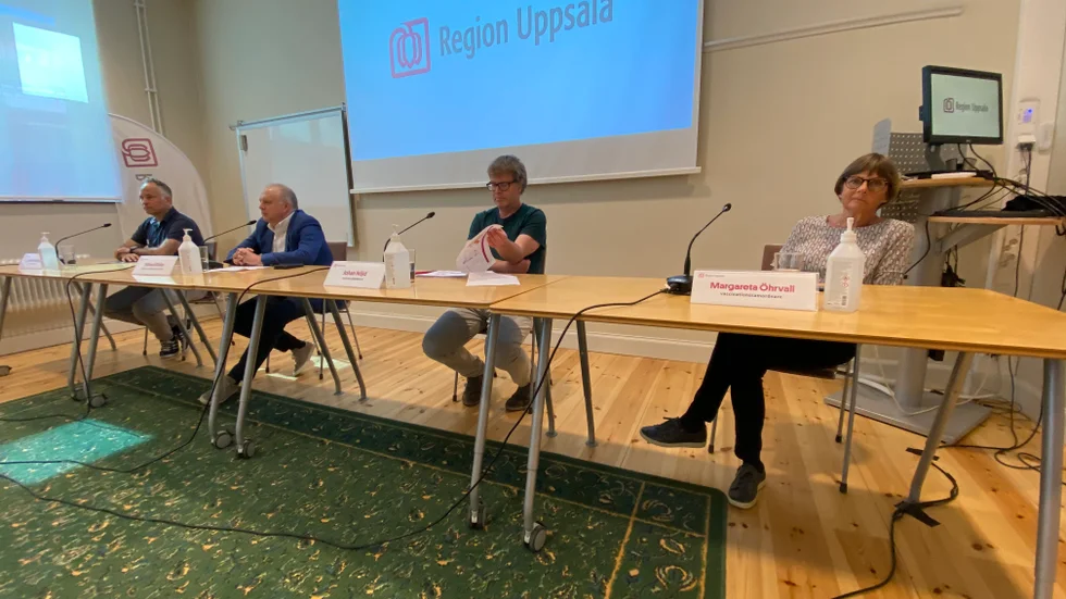 Region Uppsala höll sin, förmodligen, näst sista presskonferens om covid-19 på torsdagen.