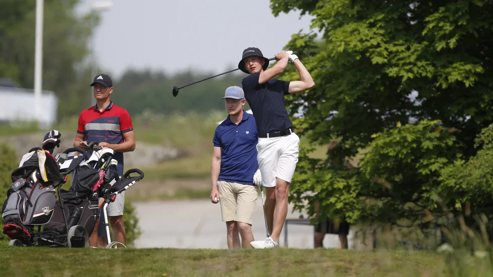 Torshälla GK:s golftalang Elton Wase spelade elva över par under helgens tävling på hemmabanan.