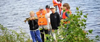 Fiskelyckan var med på lägret