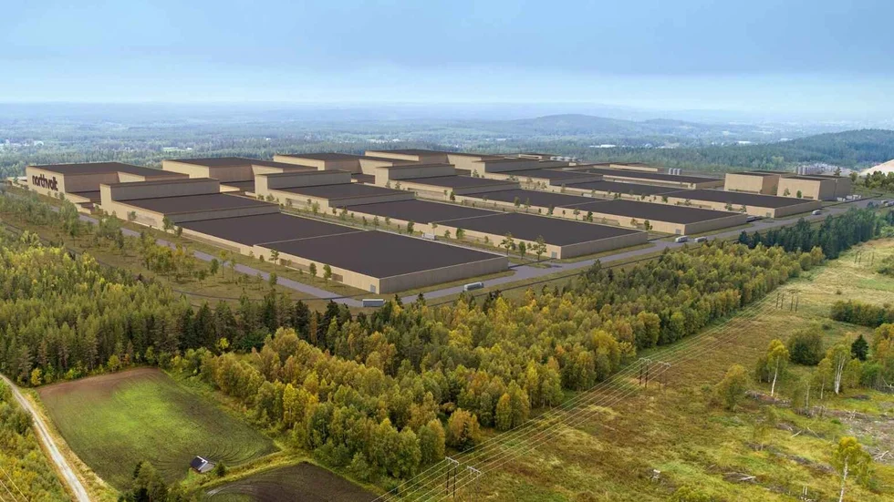 Så här kommer Northvolts batterifabrik att se ut.