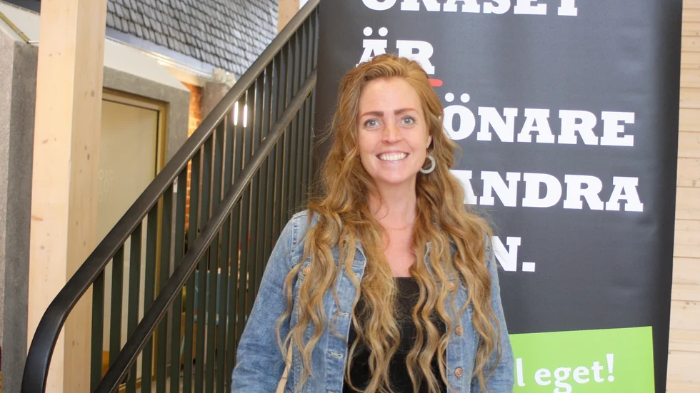 " Vi ger allt för de idébärare som kommer till oss för att få råd och vi brinner för nyföretagande. Alla tas på stort allvar och de blir sedda och hörda", säger Angelica Falk.