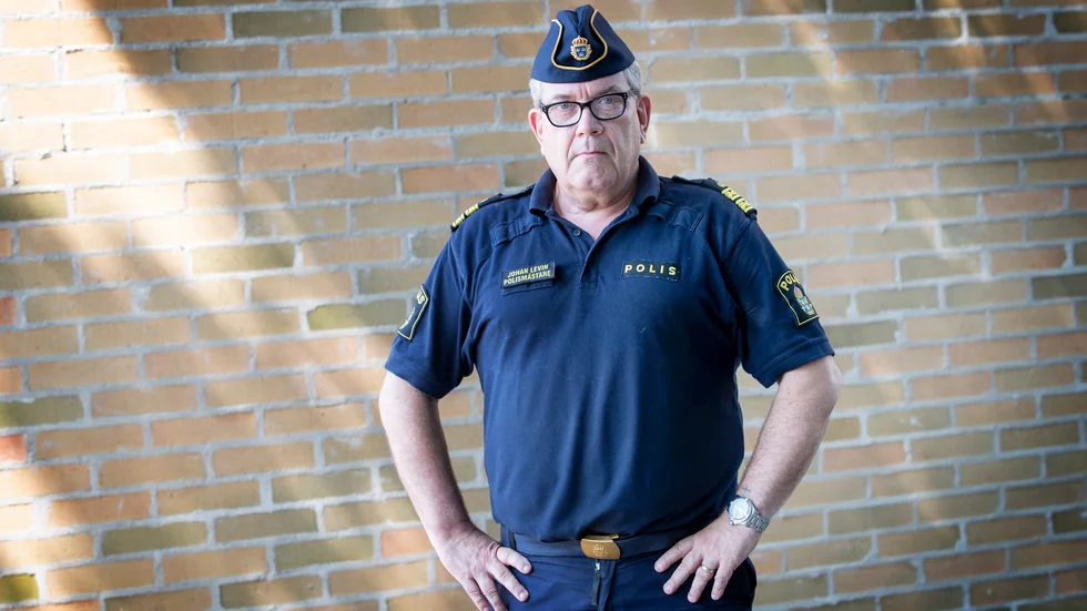 Johan Levin, lokalpoliseområdeschef i Nyköping.
