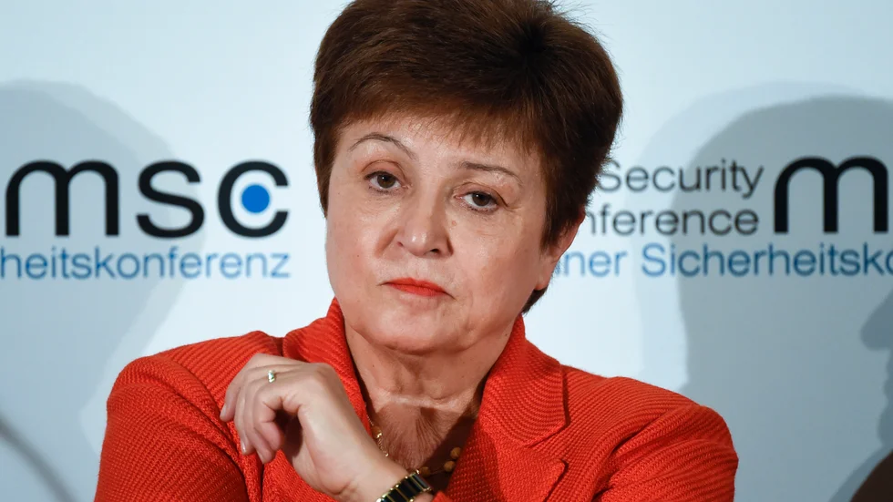 IMF-chefen Kristalina Georgieva. Arkivbild