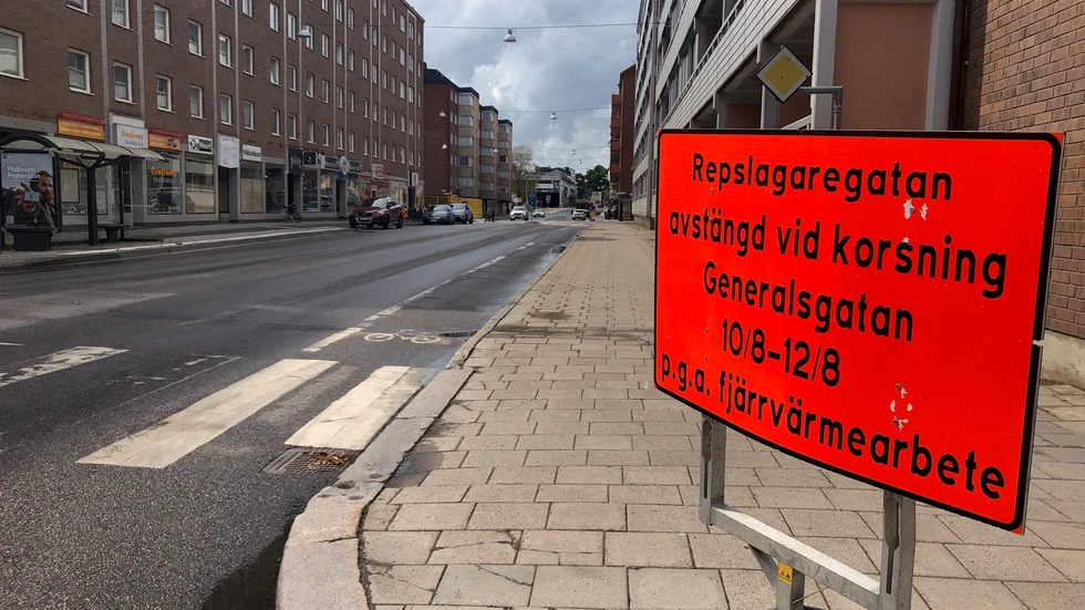 Grävjobb i city