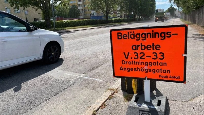 Arbetet på Drottninggatan beräknas pågå i två veckor.