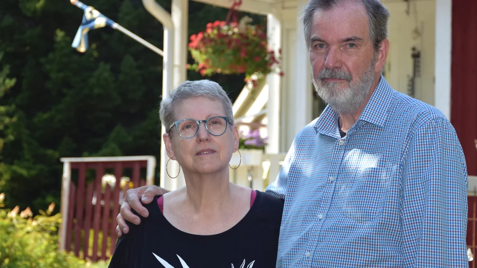 Gunilla och Dick Karlsson säger att de känner "en försiktig optimism" efter domen.