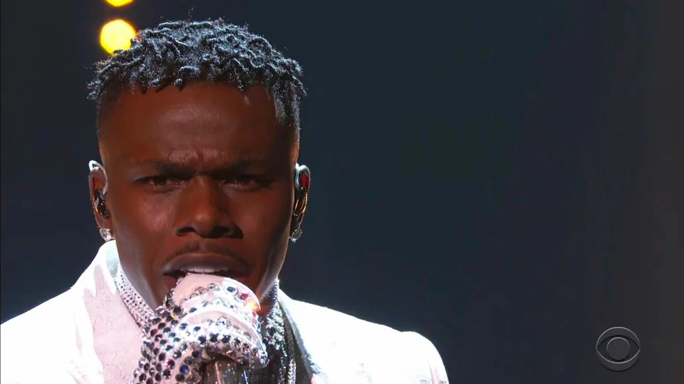DaBaby uppträder på Grammygalan i Los Angeles. Arkivbild.