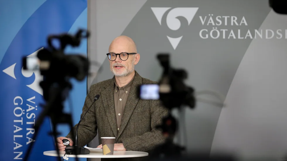 Thomas Wahlberg, smittskyddsläkare i Västra Götalandsregionen. Arkivbild.