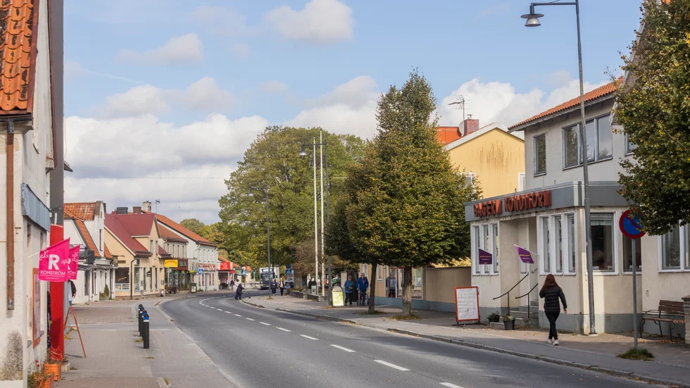 Storgatan på Hemse