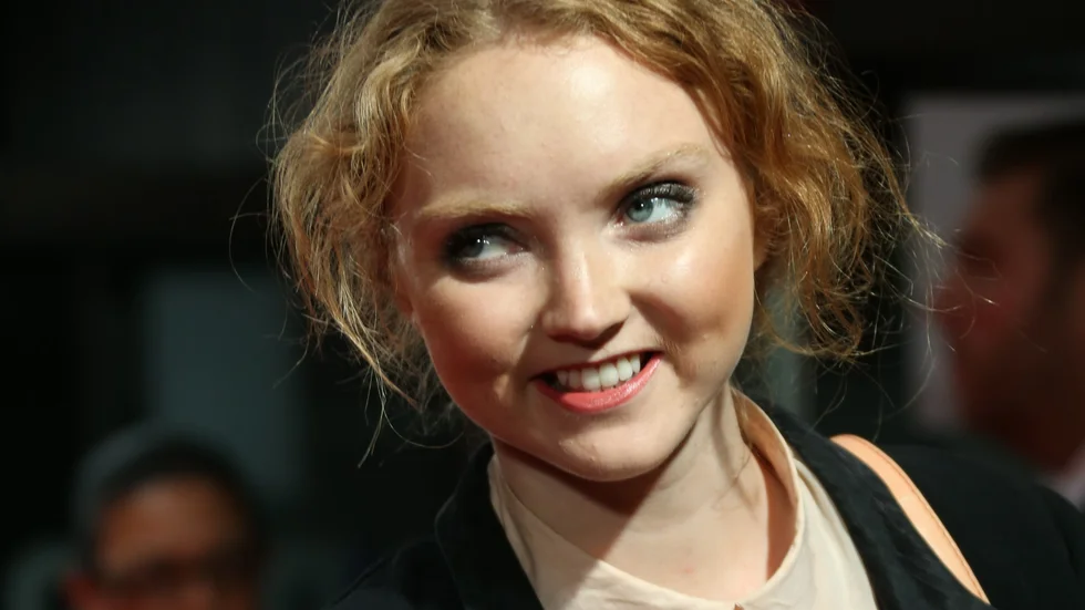 Den brittiska skådespelaren Lily Cole spelar en av Hilma af Klints vänner. Arkivbild.