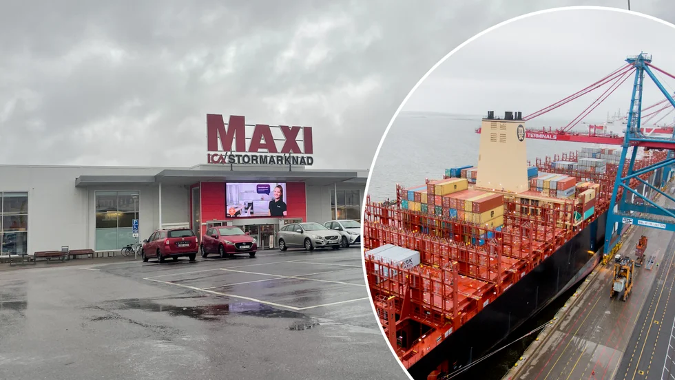 Problemen med frakttransporter inom sjöfarten drabbar även handlare i Katrineholm. 