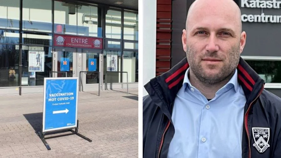Rickard Lundin är regionens presstalesperson i frågor som rör vaccineringen mot covid-19. 