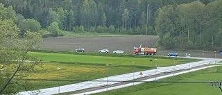 En person till sjukhus efter trafikolycka