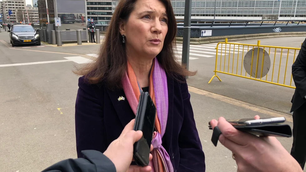 Sveriges utrikesminister Ann Linde (S). Arkivbild.