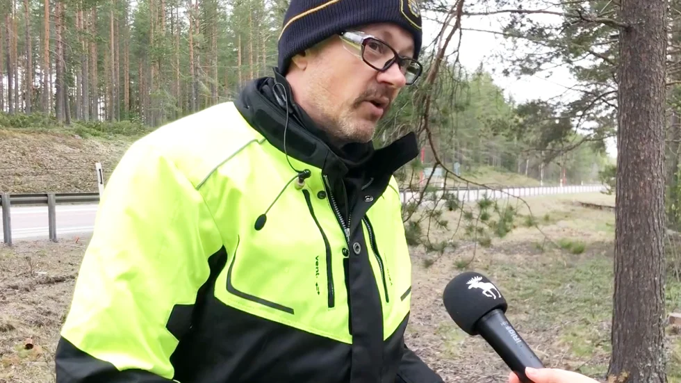Håkan Wikström, trafikpolis i Skellefteå.