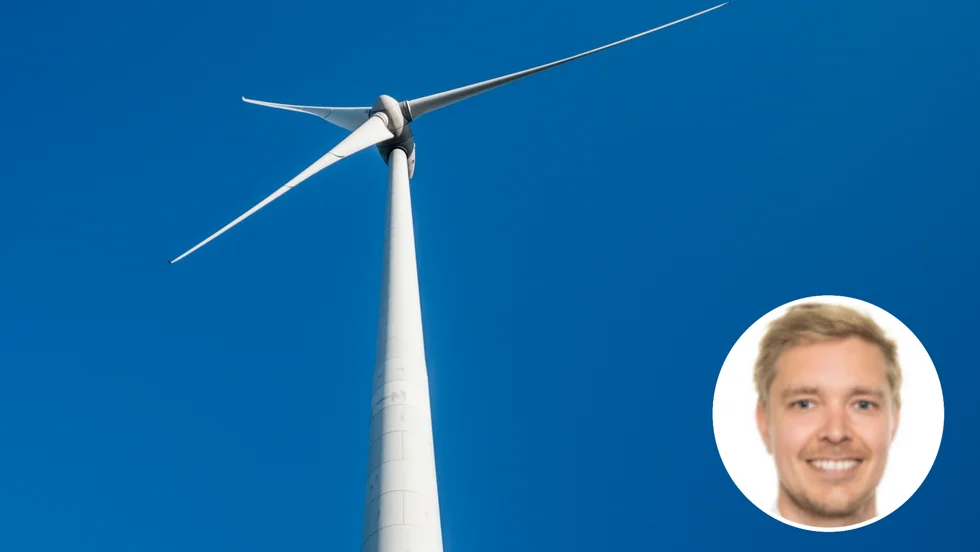 Sebastian Prause är projektledare på Cloudberry Wind och räknar med att de tio vindkraftverken i Duvhällen i Eskilstuna ska kunna uppföras 2023.