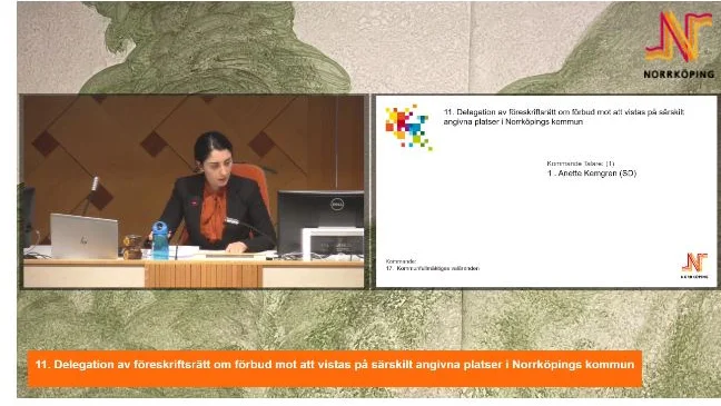 Fullmäktiges ordförande Maria Sayeler ska klubba igenom en rad beslut idag. 