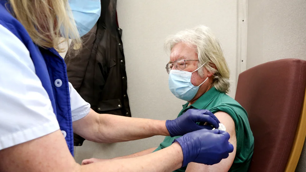GA:s reporter Lars Schill är en av alla gotlänningar som vaccinerats mot covid-19.