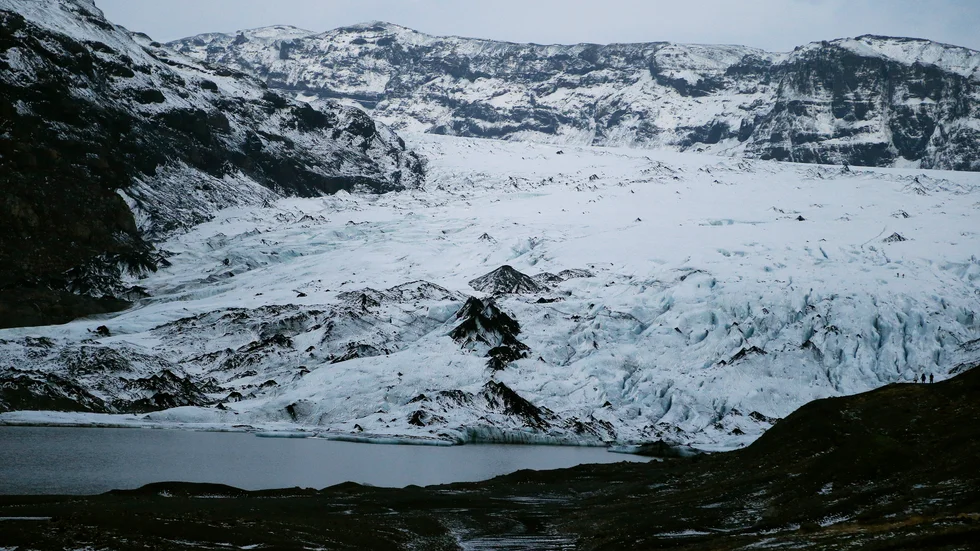 En annan glaciär på Island. Runt 10 procent av ön täcks av glaciärer. Arkivbild.