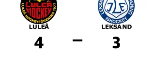 Luleå vann mot Leksand i förlängningen