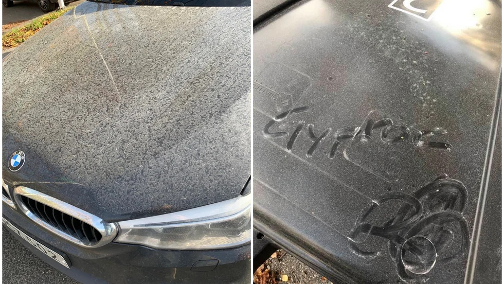 Dammet föll ner på bilar och soptunnor. "Det har känts "dammigt" i munnen och luftrören den senaste veckan, säger en av de närboende, Torbjörn Lindquist som också vittnar om att skogen nedanför Gyproc är helt vit av damm.
