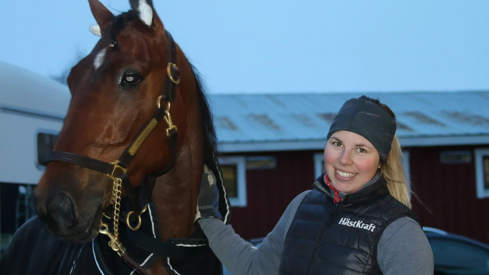 Sandra Eriksson och hästen Swagger
