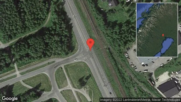 Trafikolycka skapar köer på väg 97