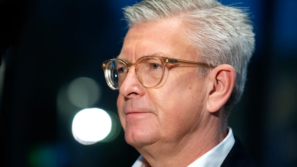 Ericsson, med vd Börje Ekholm, stämmer mobiljätten Apple för patentintrång. Arkivbild.