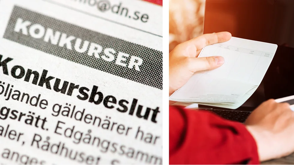 Antalet konkurser minskade under januari, jämfört med samma månad förra året.