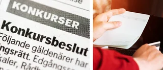 44 anställda drabbades på ett bolag – här är länets konkurser