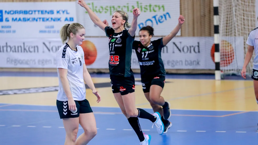 Boden Handboll fick jubla efter bortasegern mot Eslöv. 