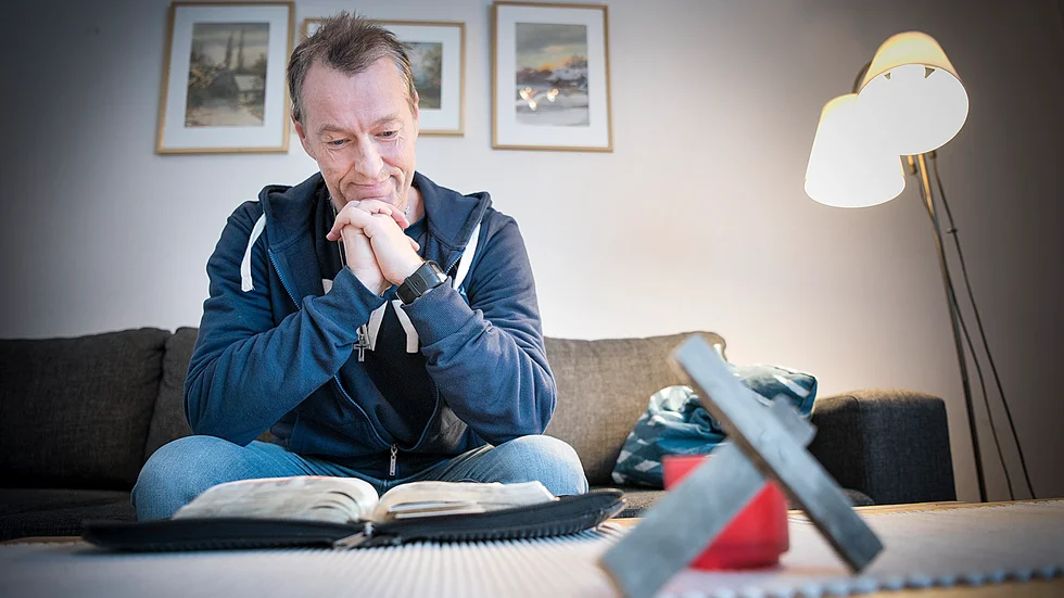 Bibeln är är Konrad Nyströms guide och rättesnöre i livet. 