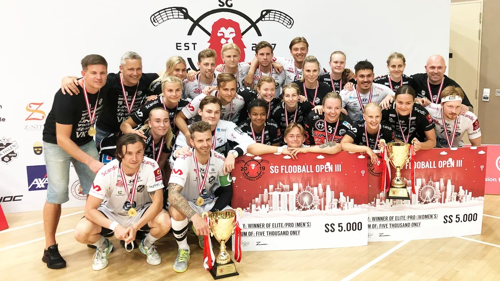 Dalens dam- och herrlag vann enkelt i Singapore SG Open.
