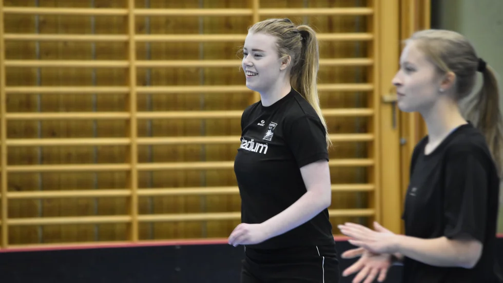Josefine Johansson Ögren var en av nyckelspelarna i Anderstorpsskolans volleyboll-lag.