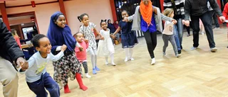 Familjefest då julen dansades ut