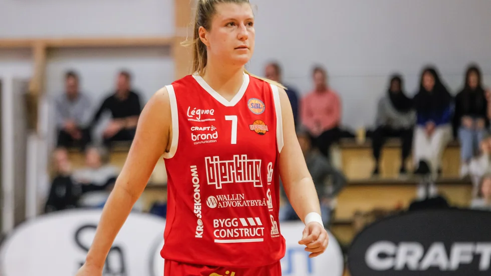 Amanda Tivenius blev Uppsala bästa poängplockare mot Södertälje. Arkivbild.