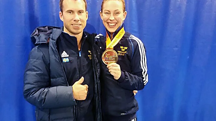 Efterlängtat guld. Elin vann fem matcher och tog guld på Dutch open.