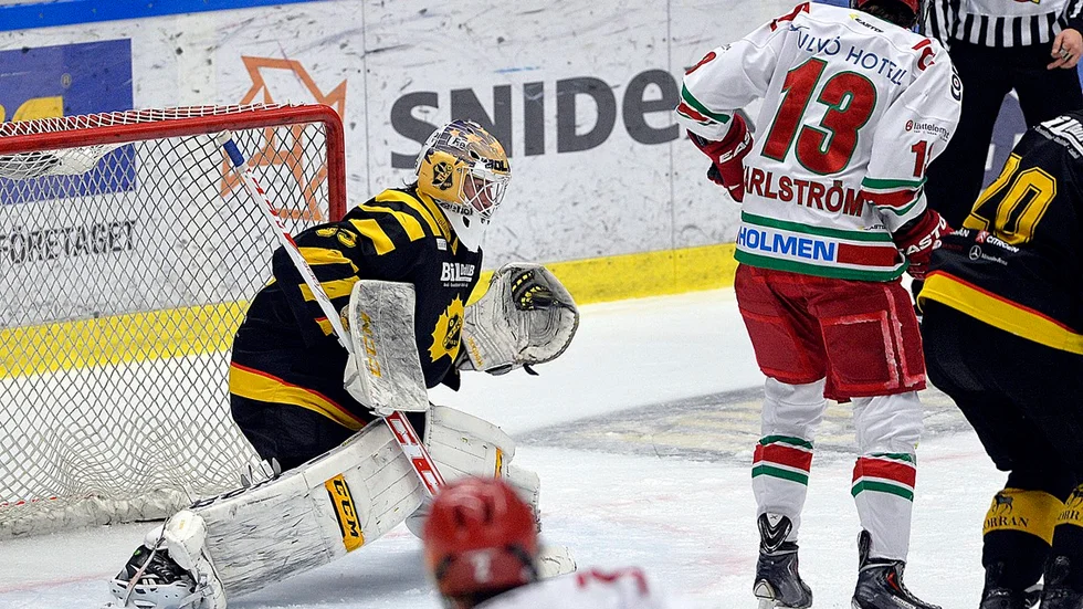 Modo besegrade Skellefteå AIK med 4–2 i den andra åttondelsfinalen i J18-slutspelet. Arkivbild: Annika Eriksson