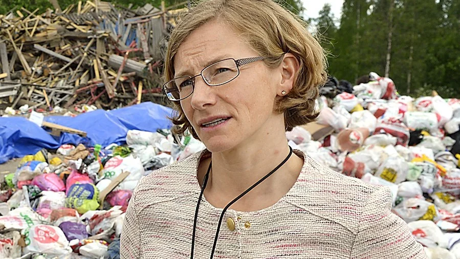Agneta Lantto Forsgren, chef för avfallssektionen vid tekniska kontoret. Arkivbild: Jeanette Lövgren