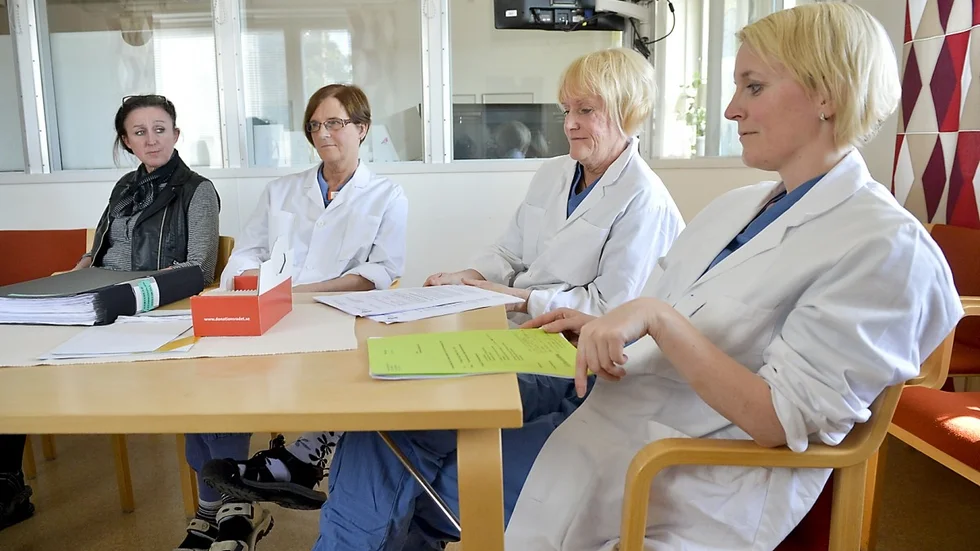 ”Hopplös situation”. Personal vid Anestesi, Operation och IVA i Skellefteå har nått gränsen för vad de orkar med. Foto: Leif Andersson.