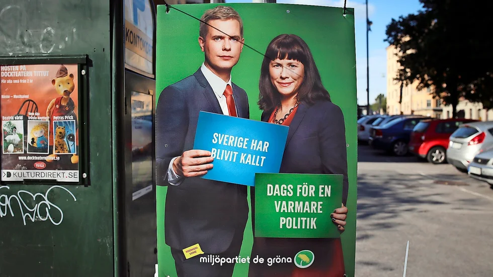 Inför kongressen i maj kräver flera miljöpartister att regeringen inrättar ett fredsdepartement. Foto: Helena Landstedt/TT