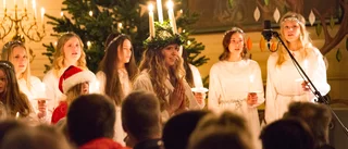Fullsatt i kyrkan när lucia firades i Arvidsjaur
