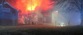 Brand vid stallet i Hageby